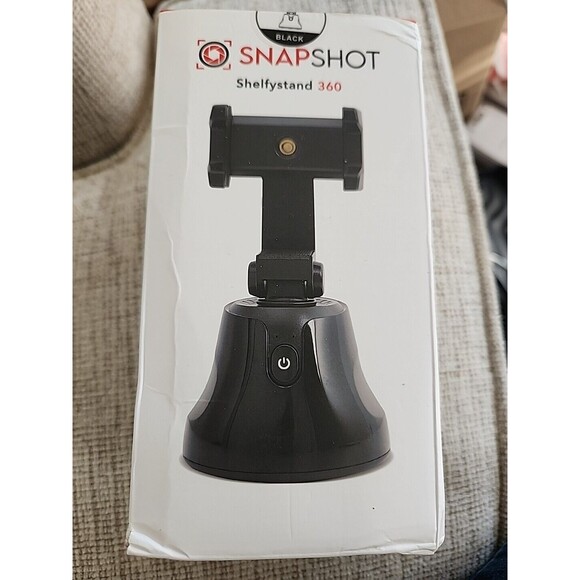 Snapshot Shelfystand Rotating 360 Phone Holder iPhone AndroidSelfies Streaming